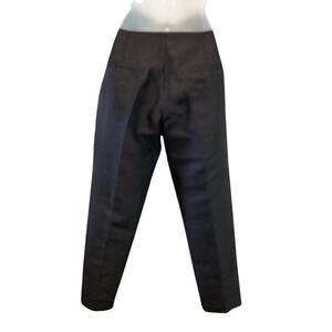 HARVEY FAIRCLOTH NAVY BLUE SILK/WOOL DRESS PANTS NEW WITH TAG 8